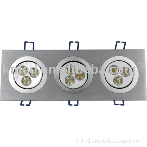 3-3x1w high power ceiling fixture KN-3-3X1W-SC